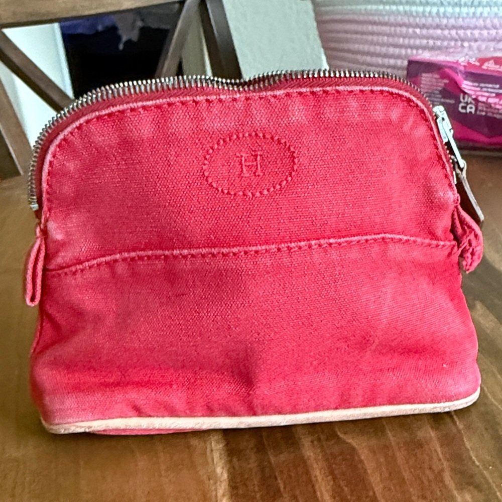Hermes Bolide Canvas Pouch (Mini)